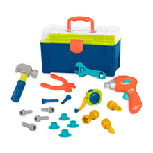 Load image into Gallery viewer, Battat Busy Builder's Tool Box- 20 piece