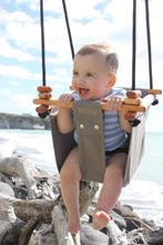 Load image into Gallery viewer, SOLVEJ Baby Toddler Swing - Moss Green
