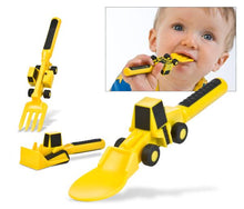 Load image into Gallery viewer, Constructive Eating 3-piece Construction Utensil Set