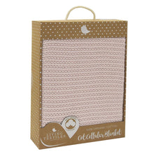 Load image into Gallery viewer, Living Textiles Organic Cot Cellular Blanket - Rose Quartz