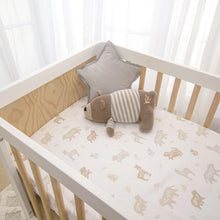 Load image into Gallery viewer, Lolli Living Cot Fitted Sheet (Bosco Bear)