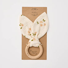 Load image into Gallery viewer, Over the Dandelions Organic Bunny Ear Teether - Daisy