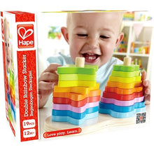 Load image into Gallery viewer, Hape Double Rainbow Stacker