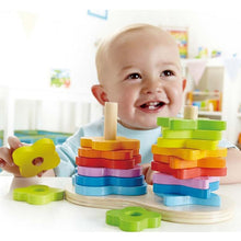 Load image into Gallery viewer, Hape Double Rainbow Stacker