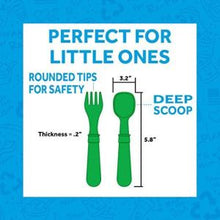 Load image into Gallery viewer, Re-Play Toddler Utensils - Forks & Spoons - Choose your colour