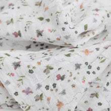 Load image into Gallery viewer, Little Unicorn Cotton Muslin Swaddle - Garden Bees