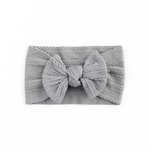 Load image into Gallery viewer, Mod & Tod Cable Bow Headband - Grey