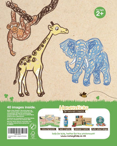 Honeysticks Toddler's First Colouring Book - An Endangered Animals Adventure