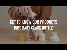 Load and play video in Gallery viewer, BIBS Baby Glass Bottle Complete Set 110ml - Baby Blue