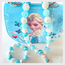 Load image into Gallery viewer, Bubblegum Bella Ice Princess Necklace