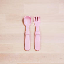 Load image into Gallery viewer, Re-Play Toddler Utensils - Forks & Spoons - Choose your colour