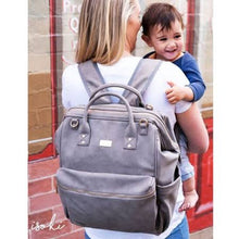 Load image into Gallery viewer, Isoki Byron Backpack - Stone