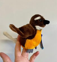 Load image into Gallery viewer, Piwakawaka (Fantail) Finger Puppet 12cm