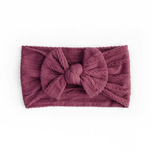 Load image into Gallery viewer, Mod &amp; Tod Cable Bow Headband - Burgundy
