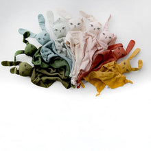 Load image into Gallery viewer, Burrow & Be Muslin Bunny Comforter - Dusty Rose