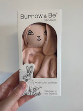 Load image into Gallery viewer, Burrow & Be Muslin Bunny Comforter - Dusty Rose