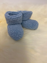 Load image into Gallery viewer, Knitted Booties & Beanies - 0-3 months - Choose your colour