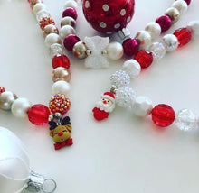 Load image into Gallery viewer, Bubblegum Bella Little Claus Petite Necklace & Bracelet Set