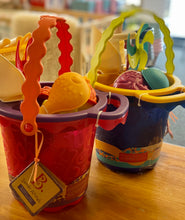 Load image into Gallery viewer, B. Sands Ahoy Beach Bucket Set - Choose Red or Blue