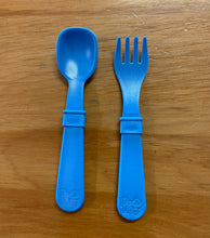 Load image into Gallery viewer, Re-Play Toddler Utensils - Forks & Spoons - Choose your colour