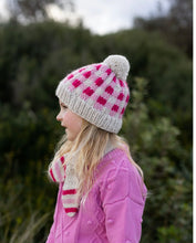 Load image into Gallery viewer, Acorn Checks Beanie - Pink
