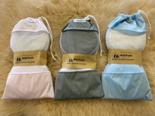 Load image into Gallery viewer, Milk Pads Starter Set - 5 x pair of Large Reusable Breastpads & Wetbag