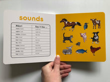 Load image into Gallery viewer, Animals for Kiwi Babies Board Book - Words in English &amp; Maori
