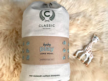 Load image into Gallery viewer, Classic Sheepskin PLAY Sheepskin Baby Rug - Natural White or Honey