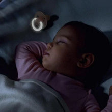 Load image into Gallery viewer, BIBS Glow in the Dark Pacifier 2 pack - Blush/Vanilla (NIGHT GLOW)