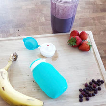 Load image into Gallery viewer, Squeasy Snacker Silicone Reusable Food Pouch - 6oz (180ml)