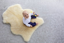 Load image into Gallery viewer, Classic Sheepskin PLAY Sheepskin Baby Rug - Natural White or Honey