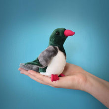 Load image into Gallery viewer, Kereru Finger Puppet 12cm