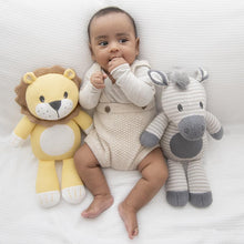Load image into Gallery viewer, Living Textiles Knitted Toy - Leo the Lion
