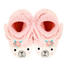 Load image into Gallery viewer, SnuggUps Non-Slip Slippers For Toddlers - Llama