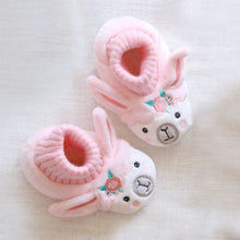 Load image into Gallery viewer, SnuggUps Non-Slip Slippers For Toddlers - Llama