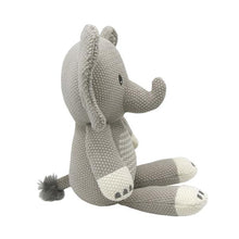 Load image into Gallery viewer, Living Textiles Knitted Toy - Mason the Elephant
