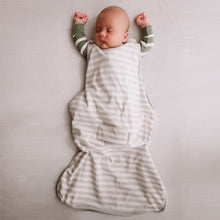 Load image into Gallery viewer, Woolbabe 3 Seasons Side Zip MINI Sleeping Bag - Pebble - Size 0-9 months