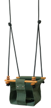 Load image into Gallery viewer, SOLVEJ Baby Toddler Swing - Moss Green