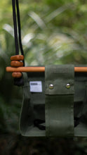 Load image into Gallery viewer, SOLVEJ Baby Toddler Swing - Moss Green