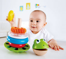 Load image into Gallery viewer, Hape Mr Frog Stacking Rings