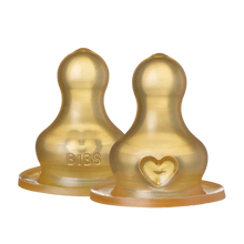 Load image into Gallery viewer, BIBS Bottle Nipple Replacement 2 PACK - Choose from Slow, Medium, Fast Flow