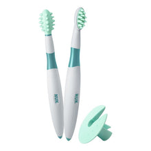 Load image into Gallery viewer, NUK Training Toothbrush Set 6+m