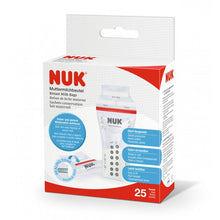 Load image into Gallery viewer, Nuk Breastmilk Storage Bags - 25 pre-sterilised bags