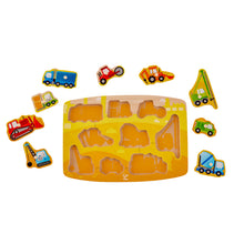 Load image into Gallery viewer, Hape Construction Peg Puzzle