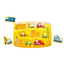 Load image into Gallery viewer, Hape Construction Peg Puzzle