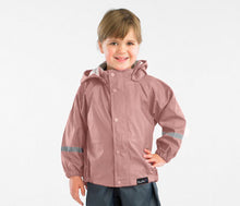 Load image into Gallery viewer, Mum2mum Rainwear Jacket - Dusty Pink - Size 1, 2, 3 years
