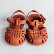 Load image into Gallery viewer, Classical Child Jelly Sandals - Rust

