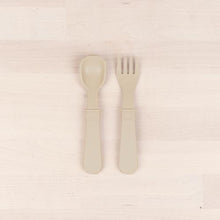 Load image into Gallery viewer, Re-Play Toddler Utensils - Forks & Spoons - Choose your colour