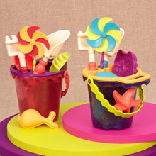 Load image into Gallery viewer, B. Sands Ahoy Beach Bucket Set - Choose Red or Blue