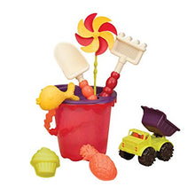 Load image into Gallery viewer, B. Sands Ahoy Beach Bucket Set - Choose Red or Blue